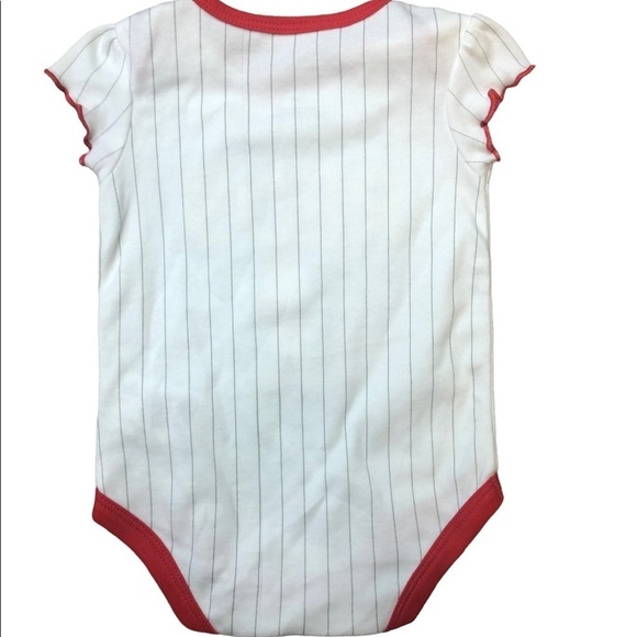 Cincinnati Reds Baby Girl Onesie - Picture 2 of 6